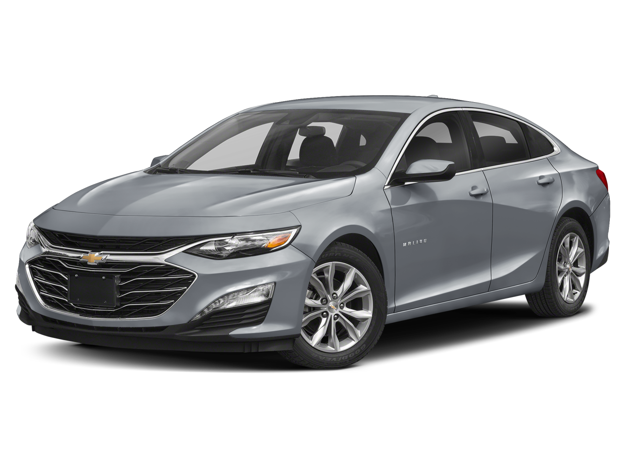 2024 Chevrolet Malibu 1LT in Sterling Gray Metallic — front three-quarter view