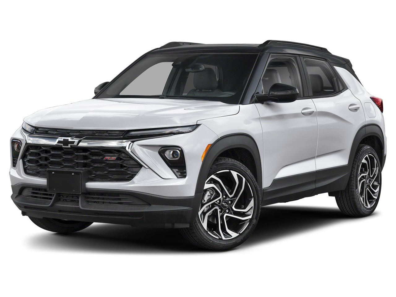 2025 Chevrolet Trailblazer RS in Iridescent Pearl Tricoat — front three-quarter view