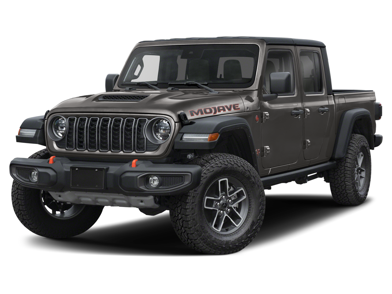 2026 Jeep Gladiator Mojave in Bright White Cl — front three-quarter view