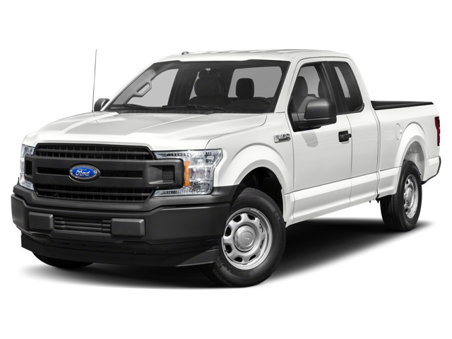 2018 Ford F-150 XL in White — front three-quarter view