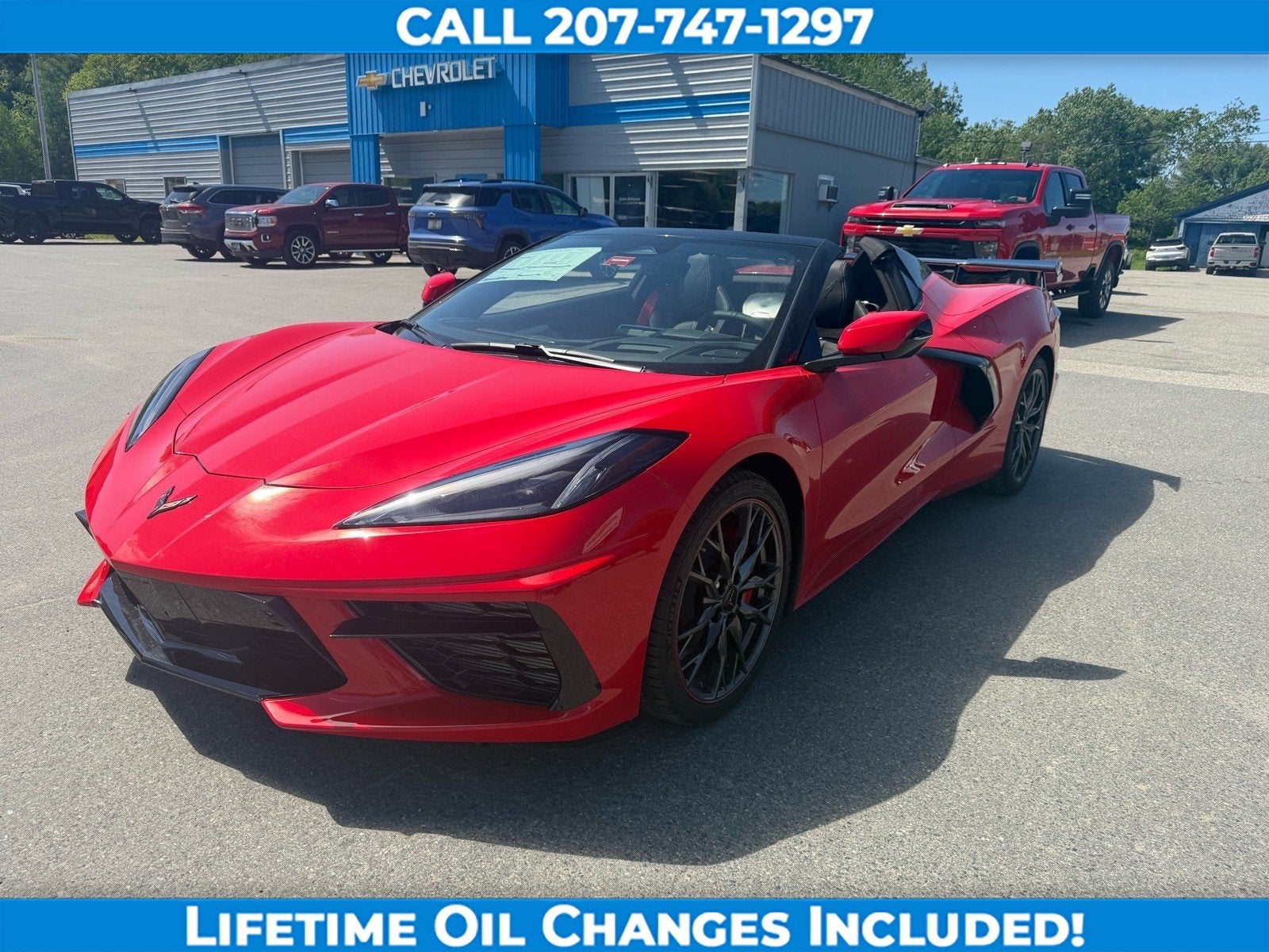 2026 Chevrolet Corvette Stingray 2LT in Torch Red — front three-quarter view