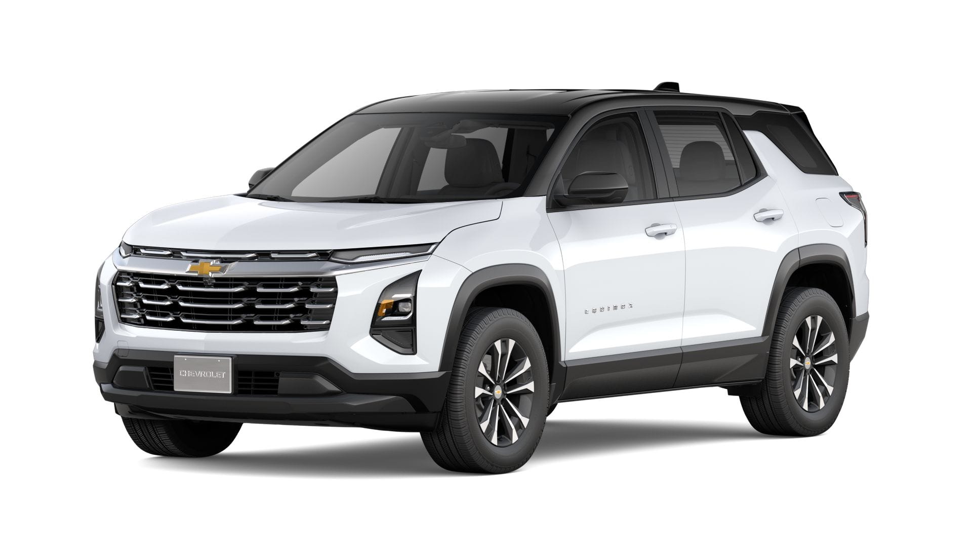 2027 Chevrolet Equinox AWD LT in Summit White — front three-quarter view