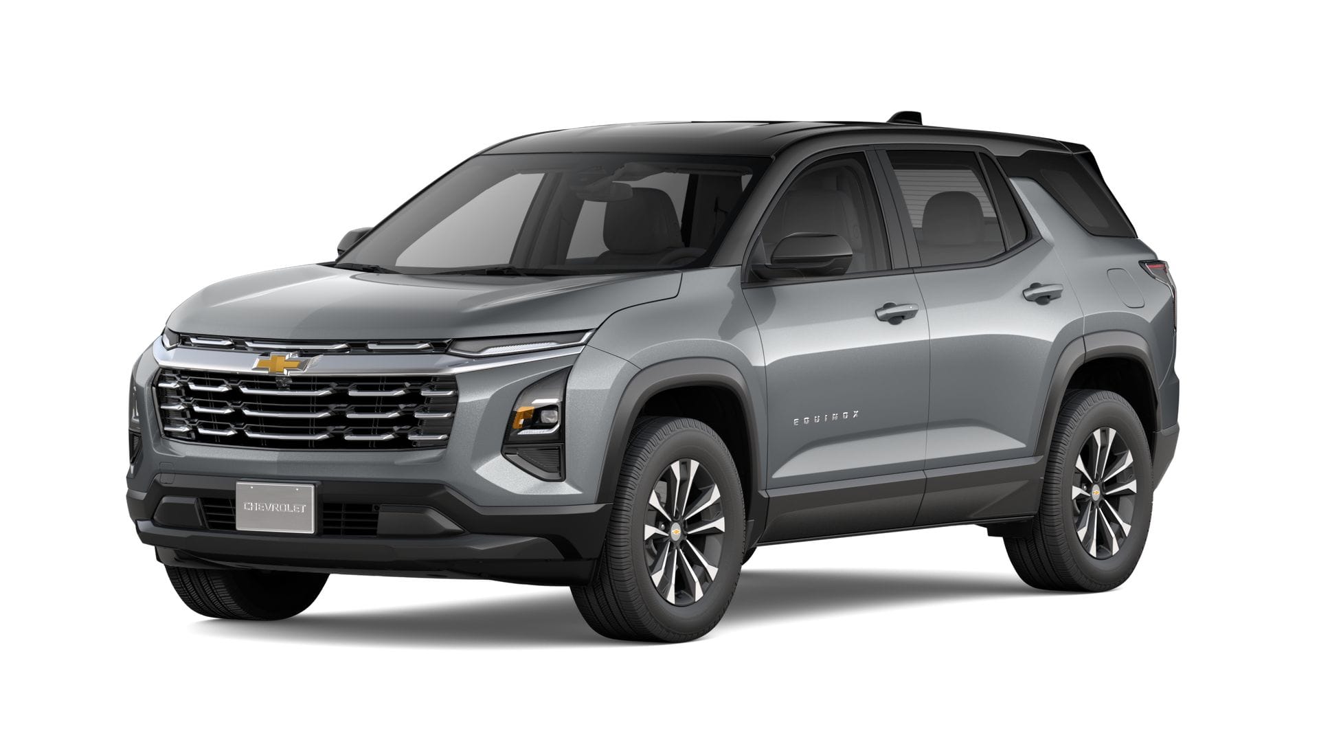 2027 Chevrolet Equinox AWD LT in Sterling Gray Metallic — front three-quarter view