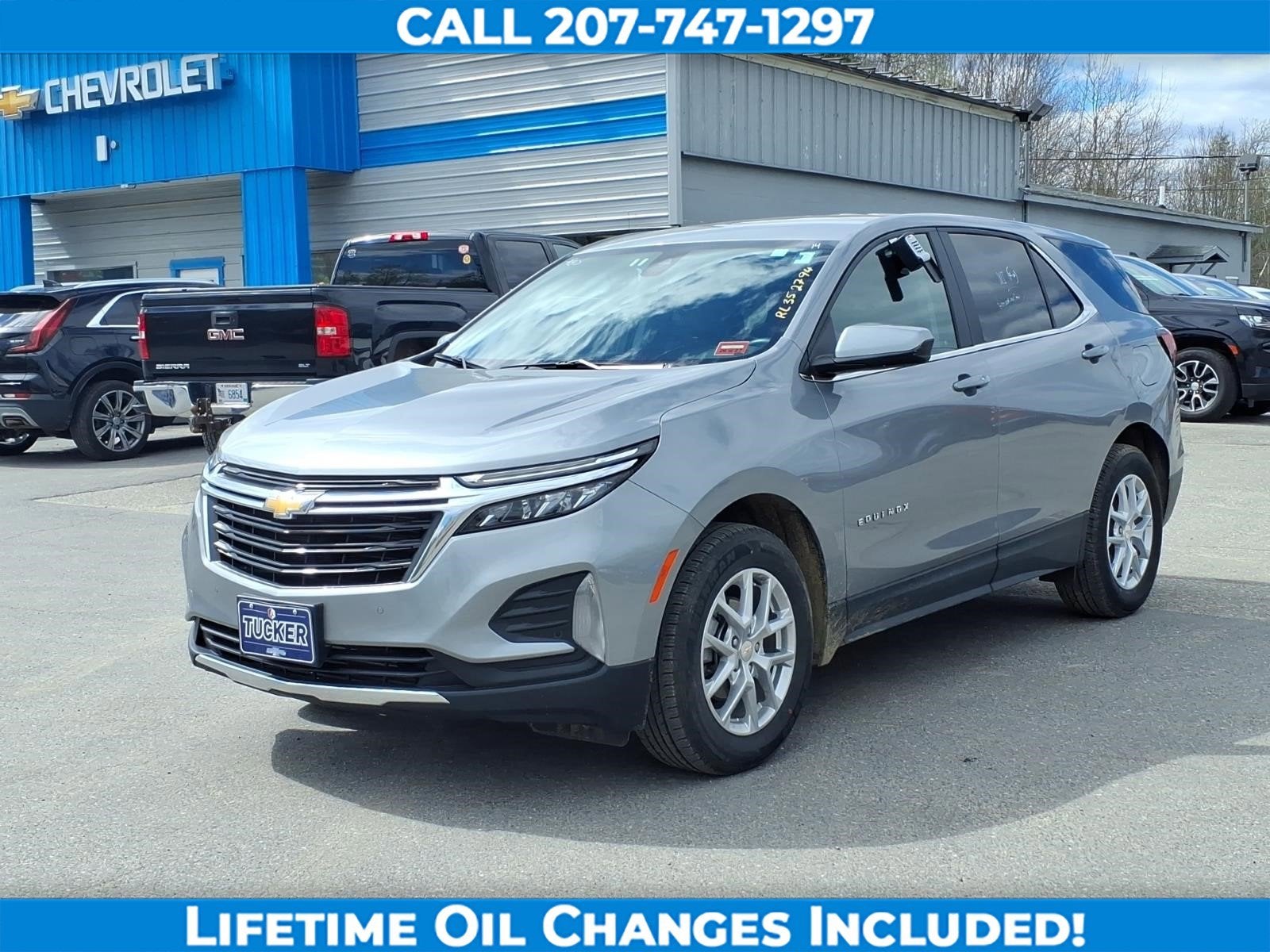 2024 Chevrolet Equinox LT in Sterling Gray Metallic — front three-quarter view