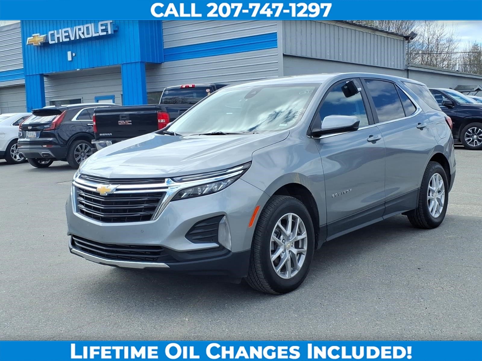2024 Chevrolet Equinox LT in Sterling Gray Metallic — front three-quarter view