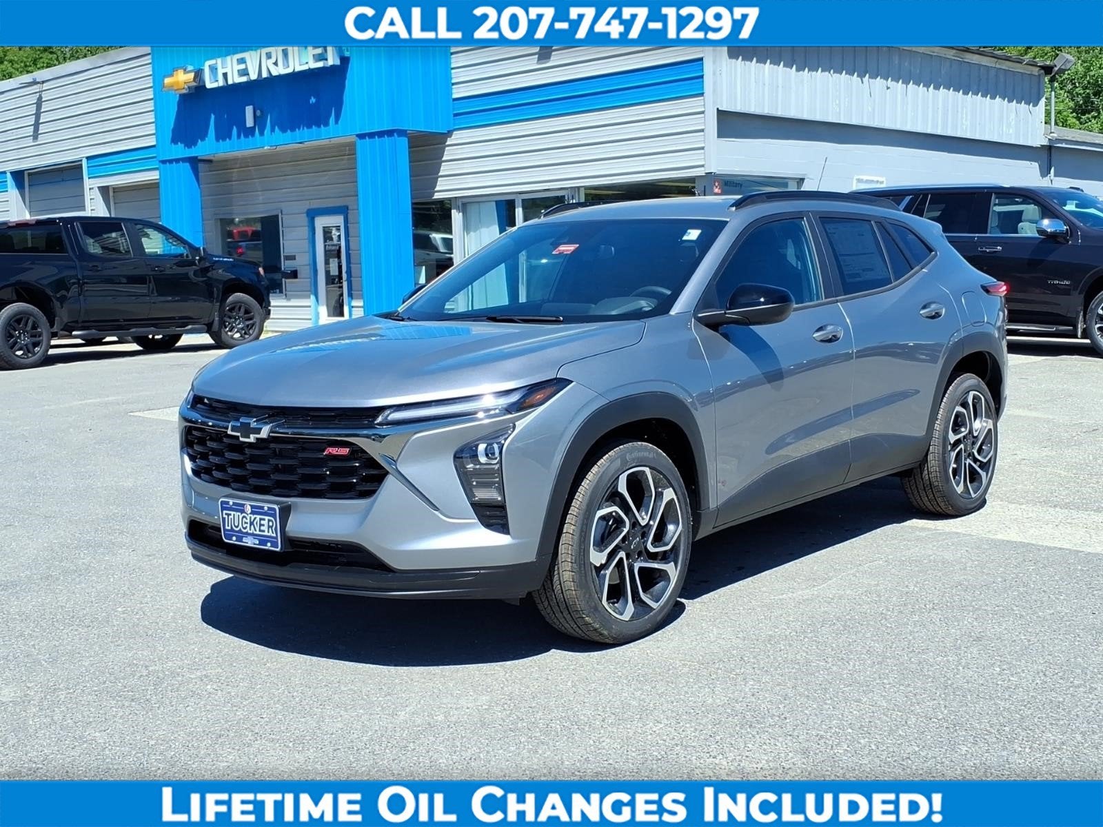 2026 Chevrolet Trax 2RS in Sterling Gray Metallic — front three-quarter view