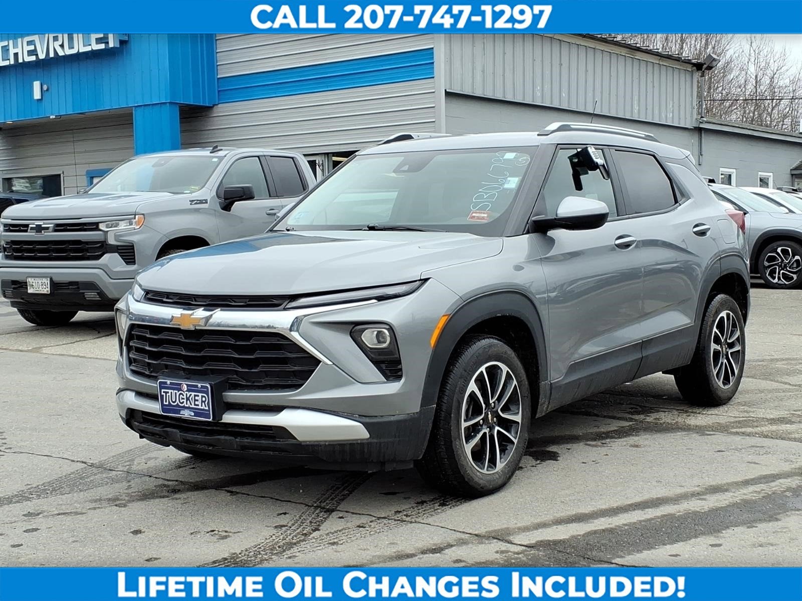 2025 Chevrolet Trailblazer LT in Sterling Gray Metallic — front three-quarter view